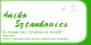 aniko sztankovics business card